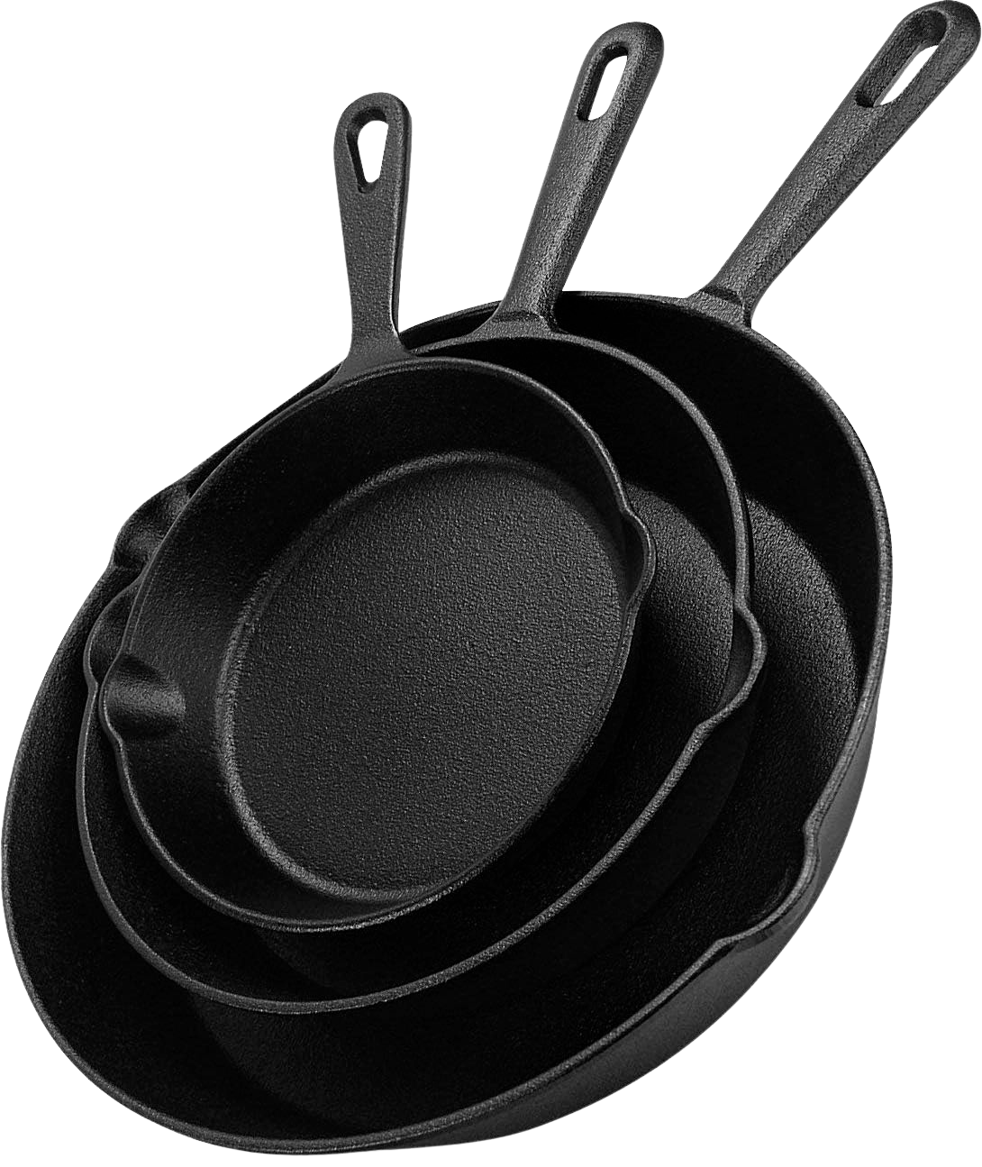 Utopia Kitchen Cast-Iron Skillet Set